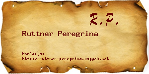 Ruttner Peregrina névjegykártya